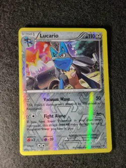 Pokemon - Fates Collide - Lucario 63/124 Reverse Holo - Image 1