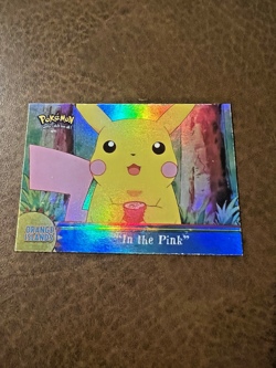 topps Pokemon TV Animation Series 3 Holo Foil OR5 In The Pink Orange Islands - Image 2