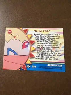 topps Pokemon TV Animation Series 3 Holo Foil OR5 In The Pink Orange Islands - Image 4