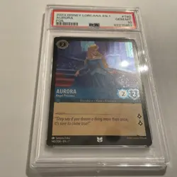 2023 DISNEY LORCANA AURORA REGAL PRINCESS FOIL #140 PSA 10 GEM MINT - Image 3