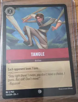 Disney Lorcana TCG: The First Chapter 133/204 Tangle HOLO FOIL Common - Image 1