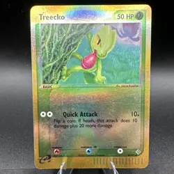 Pokemon Card EX Dragon Treecko 80/97 2003 [Reverse Holo] - LP - Image 1