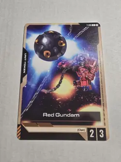 Red Gundam (T-018) Gundam Card Game . Steel Requiem Common . T-018 - Image 1