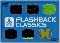 Atari Flashback Limited Run Games Silver Trading Card #441 New No Creases Mint - Image 1