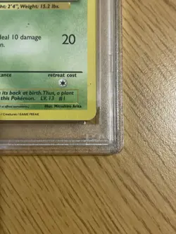 Pokemon Card - Trading Card Game Classic Bulbasaur #001/034 PSA 10 Holo English - Image 4