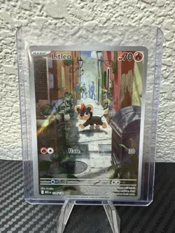 Litleo 139/132 Pokemon Mega Evolution Illustration Rare Near Mint Card (NM) 2 - Image 1