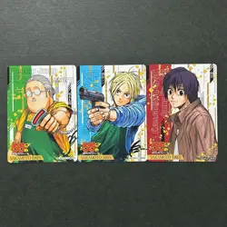S3478 Set of 3 Sakamoto Days Weekly Shonen Jump 55th Anniversary Cards F8 - Image 1