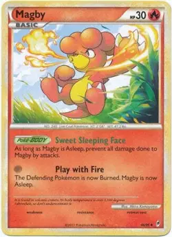 Pokemon Call Of Legends Magby 46/95 Uncommon Card - Image 1