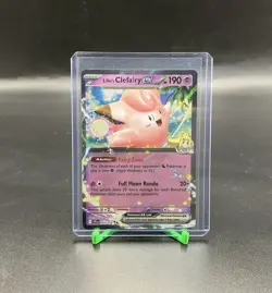Lillie's Clefairy Ex 56/159 Ultra Rare Journey Together Pokemon Card TCG NM+ - Image 1