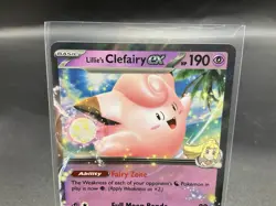 Lillie's Clefairy Ex 56/159 Ultra Rare Journey Together Pokemon Card TCG NM+ - Image 3