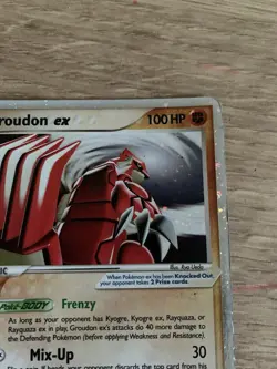 Groudon Ex 038 Black Star Promo Ultra Holo Pokemon Card - Image 4