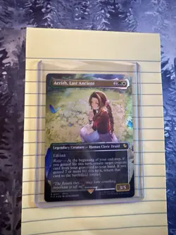 Aerith, Last Ancient (Borderless) (Chocobo Track Foil) Commander: Final Fantasy - Image 1
