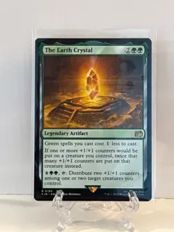 The Earth Crystal Final Fantasy Regular Magic the Gathering - Image 1