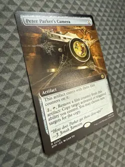 MTG Peter Parker’s Camera #0280 Extended Art Rare Marvel’s Spider-Man (SPM) - Image 2