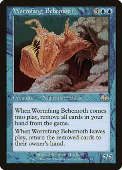 Wormfang Behemoth (055) Judgment JUD MTG Magic - Image 1