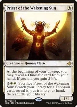 Priest of the Wakening Sun (027) Ixalan XLN MTG Magic - Image 1