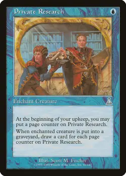 Private Research (041) Urza's Destiny UDS MTG Magic - Image 1