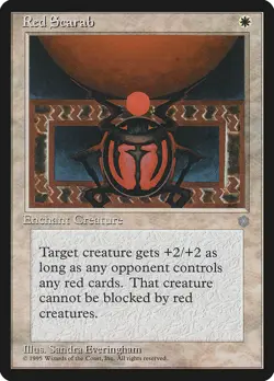 Red Scarab (049) Ice Age ICE MTG Magic - Image 1