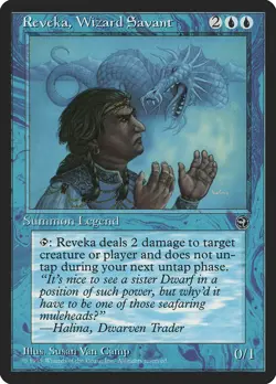 Reveka, Wizard Savant (037) Homelands HML MTG Magic - Image 1