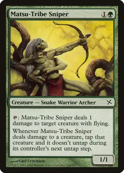 Matsu-Tribe Sniper (136) Betrayers of Kamigawa BOK MTG Magic - Image 1