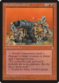 Orcish Cannoneers (205) Ice Age ICE MTG Magic - Image 1