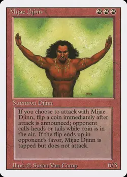 Mijae Djinn (166) Revised Edition 3ED MTG Magic - Image 1