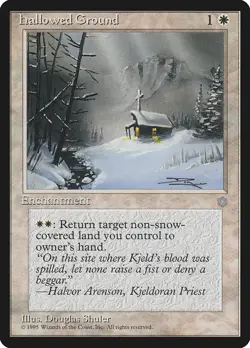 Hallowed Ground (029) Ice Age ICE MTG Magic - Image 1