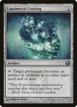 Liquimetal Coating (171) Scars of Mirrodin SOM MTG Magic - Image 1