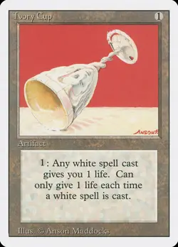 Ivory Cup (253) Revised Edition 3ED MTG Magic - Image 1