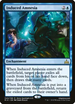 Induced Amnesia (040) Rivals of Ixalan RIX MTG Magic - Image 1