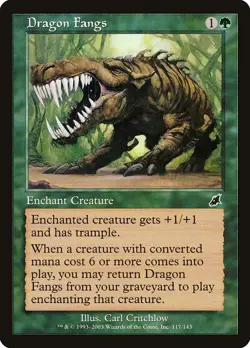 Dragon Fangs (117) Scourge SCG MTG Magic - Image 1
