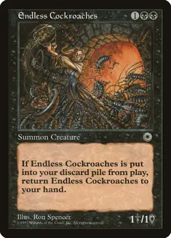 Endless Cockroaches (092) Portal POR MTG Magic - Image 1