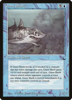 Giant Shark (029) The Dark DRK MTG Magic - Image 1