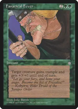 Fanatical Fever (234) Ice Age ICE MTG Magic - Image 1