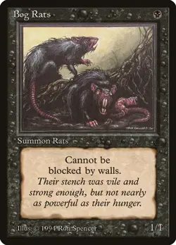 Bog Rats (042) The Dark DRK MTG Magic - Image 1