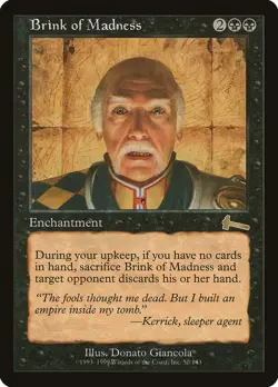 Brink of Madness (050) Urza's Legacy ULG MTG Magic - Image 1