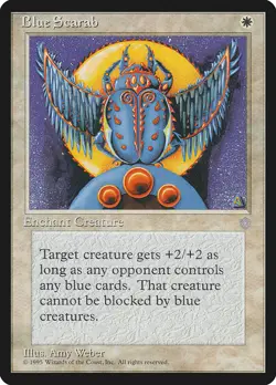 Blue Scarab (009) Ice Age ICE MTG Magic - Image 1