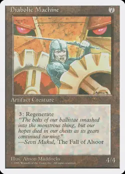 Diabolic Machine (314) Fourth Edition 4ED MTG Magic - Image 1