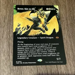 Betor, Kin to All (Borderless) #353 (NM) Tarkir Dragonstorm TDM Magic MTG - Image 1