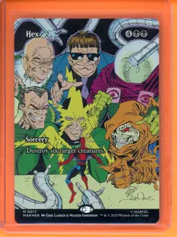 Marvel's Spider-Man Hex (Borderless) Rare Foil #17 - Image 1