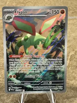 Flygon 101/094 Phantasmal Flames Holo Illustration Rare Pokemon English NM PFL - Image 1