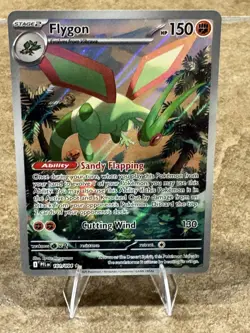Flygon 101/094 Phantasmal Flames Holo Illustration Rare Pokemon English NM PFL - Image 2