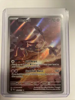 Pokemon Mesprit Surging Sparks Illustration Card 204/191 Rare - Image 1