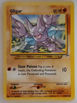 Pokemon TCG - Gligar 67/105 Neo Destiny Regular (LP-NM) - Image 1