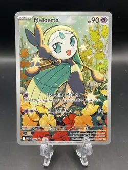 Pokemon TCG Meloetta 026 ME: Mega Evolution Promo Illustration Rare NM/LP - Image 1