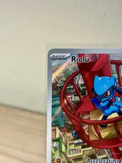 Pokemon TCG Riolu 010/— Mega Evolution Promo – Holo – Near Mint - Image 3