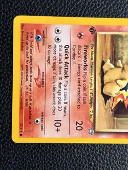 2000 Pokemon TCG Neo Genesis Cyndaquil 57/111 1st Edition - Image 3