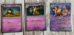 Pokemon TCG Abra Kadabra Alakazam EX 151 Promo English 063/165 064/165 050 Holo - Image 1
