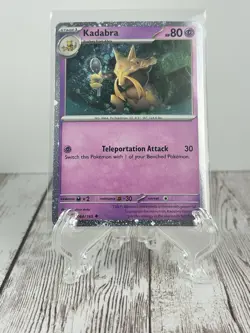 Pokemon TCG Abra Kadabra Alakazam EX 151 Promo English 063/165 064/165 050 Holo - Image 4