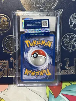 2000 POKEMON FOSSIL 1ST EDITION HOLO PORTUGUESE #5 GENGAR CGC 8 - Image 2